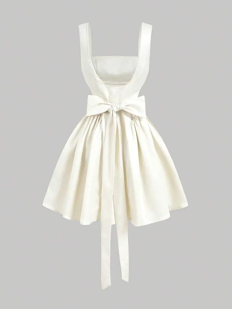 Bej Mini Elbise