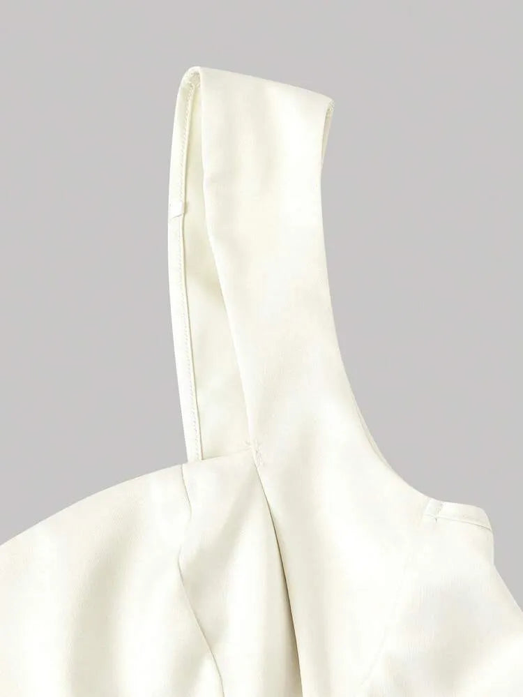 Bej Mini Elbise